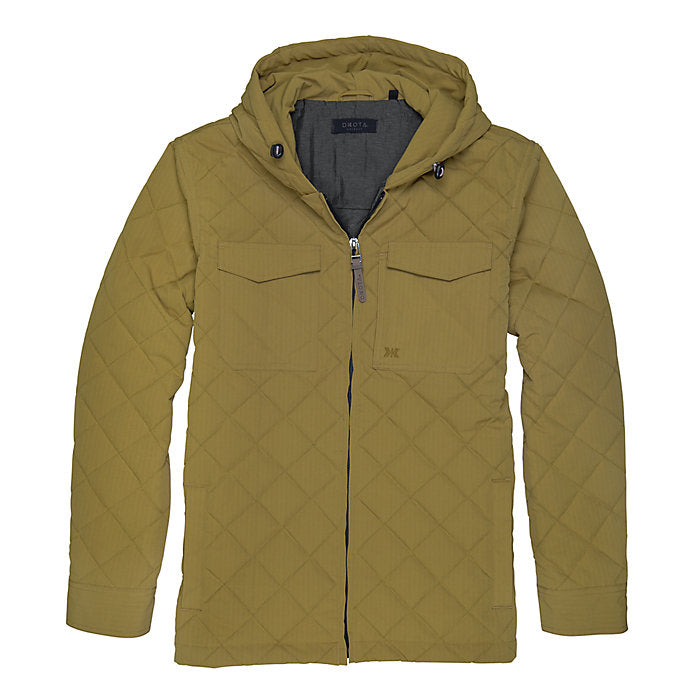 Dakota Grizzly Men's Garrett Jacket — Brown, for everyday and camp.