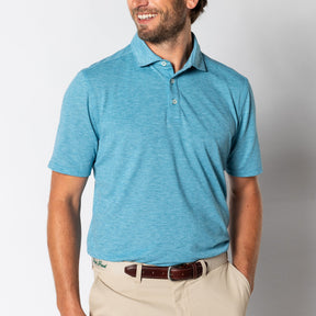 Duck Head Summerford Performance Pique Polo — Blue, for everyday travel.