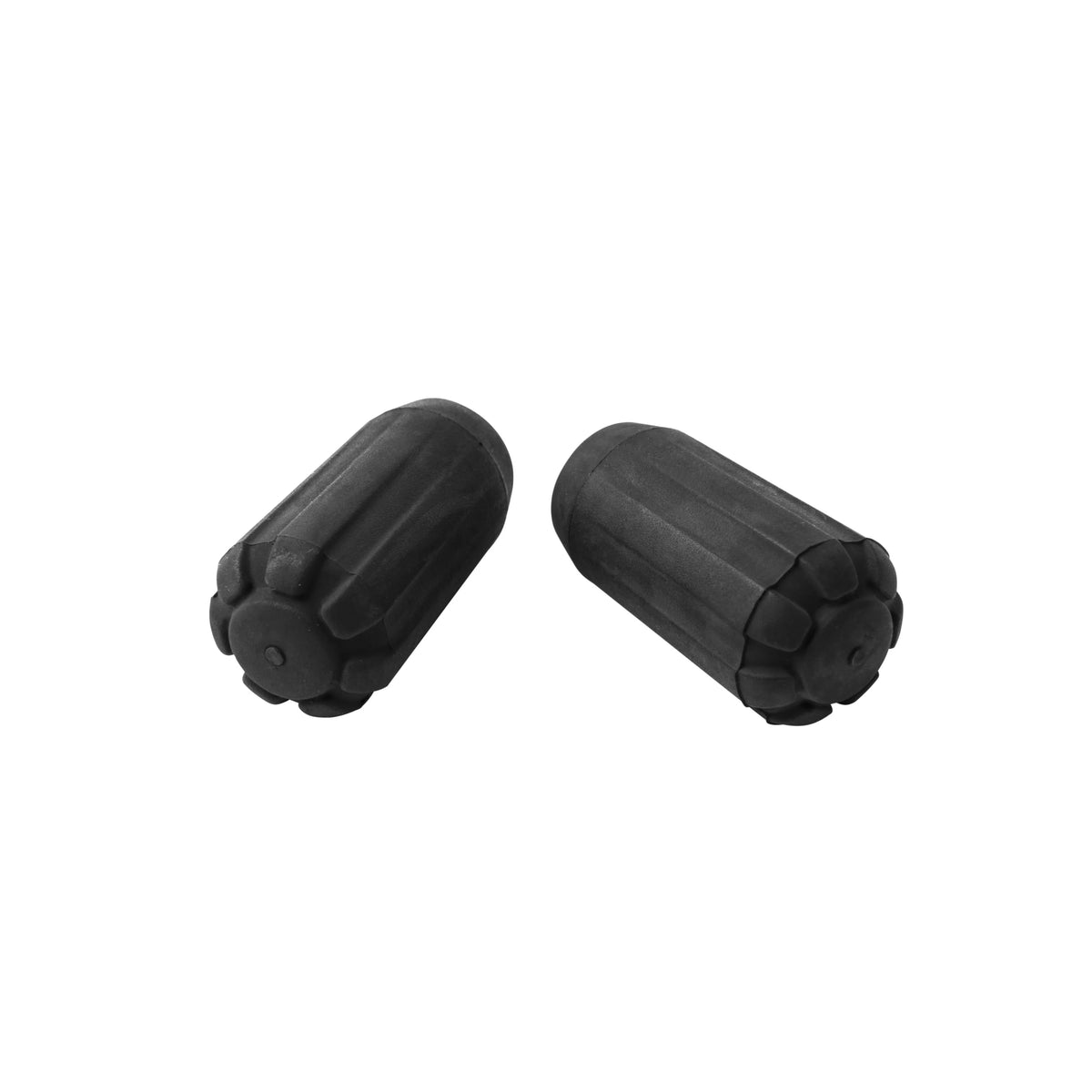 Moss Mountain Outfitters Trekking Pole Tip Protectors — black, for hiking.