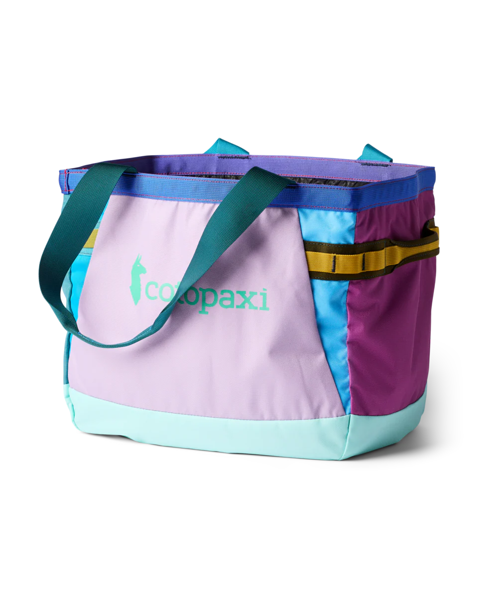 Cotopaxi Allpa 30L Gear Hauler Tote Del Día — vibrant, for travel and everyday use.