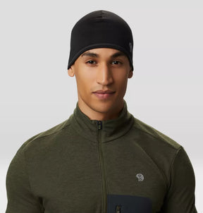 Mountain Hardwear Power Stretch Beanie — Black, for hiking and climbing