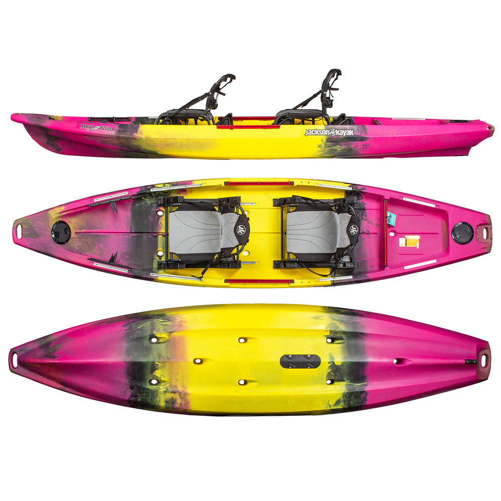 Jackson TakeTwo — tandem kayak, for fishing.