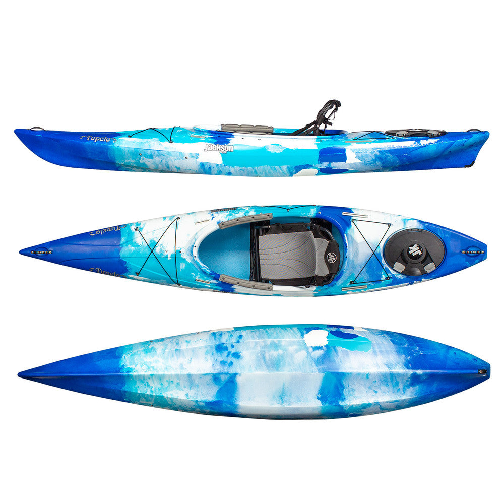 Jackson Tupelo 12.5 — Sit-on-top kayak, for fishing and recreation.