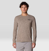 Moss Mountain Outfitters Sunblocker Long Sleeve Shirt — light blue, for hiking, climbing, travel, and camping.