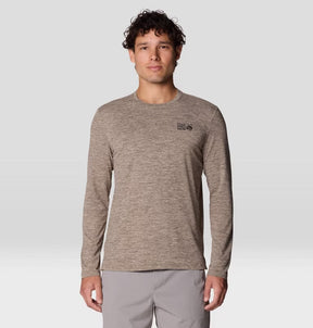 Moss Mountain Outfitters Sunblocker Long Sleeve Shirt — light blue, for hiking, climbing, travel, and camping.