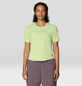 Moss Mountain Outfitters Sunblocker Short Sleeve Shirt — light blue, for camp, hike, climb