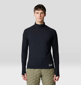 Mountain Hardwear Men's Butter Mockneck — long-sleeve shirt, for hike, climb, everyday.