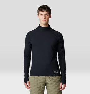 Mountain Hardwear Men's Butter Mockneck — long-sleeve shirt, for hike, climb, everyday.