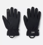 Mountain Hardwear Fleece Gloves — Black, for camp and everyday use.