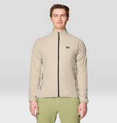 Mountain Hardwear Microchill Full Zip Jacket — black, for hiking, camping, and everyday wear