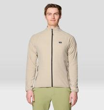 Mountain Hardwear Microchill Full Zip Jacket — black, for hiking, camping, and everyday wear