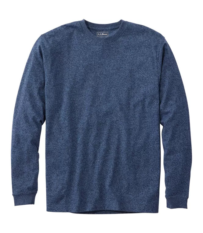 L.L. Bean - Men's Carefree Unshrinkable Tee, Traditional Fit, Long-Sleeve