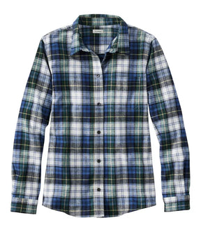 L.L. Bean - Women's Scotch Plaid Flannel Shirt, Relaxed