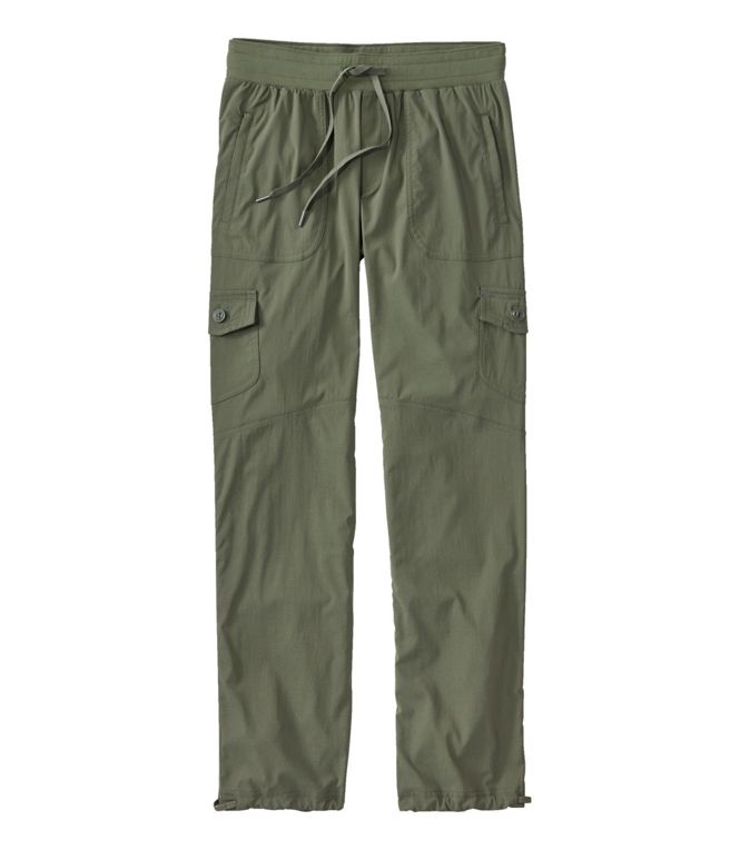 L.L. Bean Women's Vista Camp Pants — Straight-leg cargo, for hiking, camping, and travel
