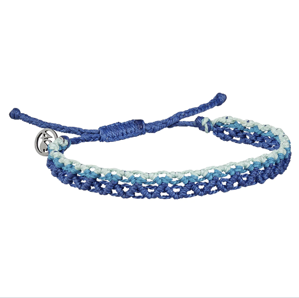4Ocean Ripple Effect Bracelet — Blue, for everyday wear and water activities.
