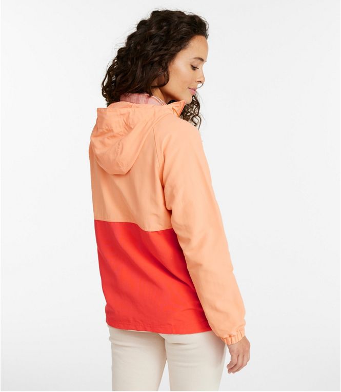 L.L. Bean Women's Mountain Classic Anorak — Colorblock, for everyday travel and hiking