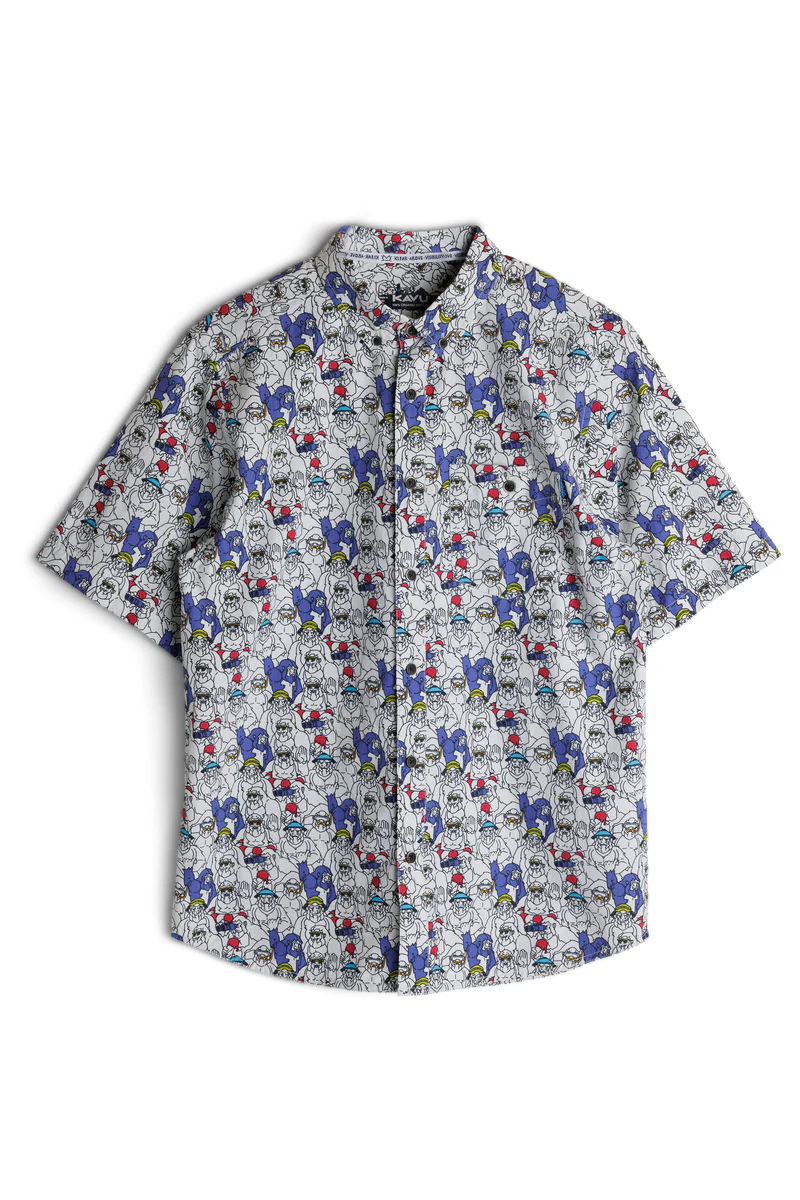 KAVU Juan Shirt — Blue, for everyday travel