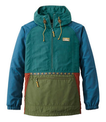 L.L. Bean Mountain Classic Anorak — green, for hiking, everyday wear, and travel