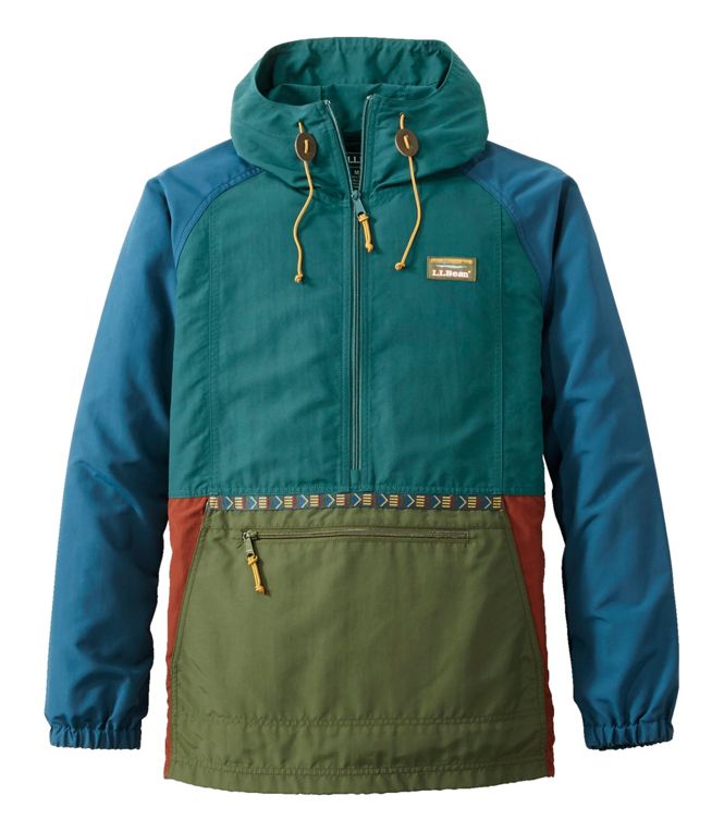 L.L. Bean Mountain Classic Anorak — green, for hiking, everyday wear, and travel
