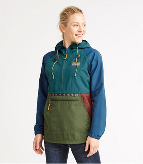 L.L. Bean Women's Mountain Classic Anorak — Multi-Color, for hiking, everyday, and travel