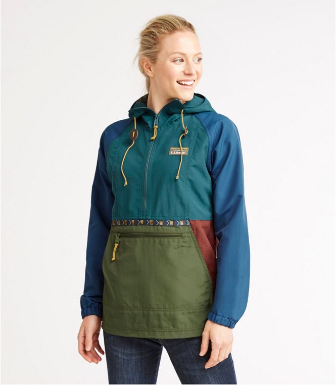 L.L. Bean Women's Mountain Classic Anorak — Multi-Color, for hiking, everyday, and travel