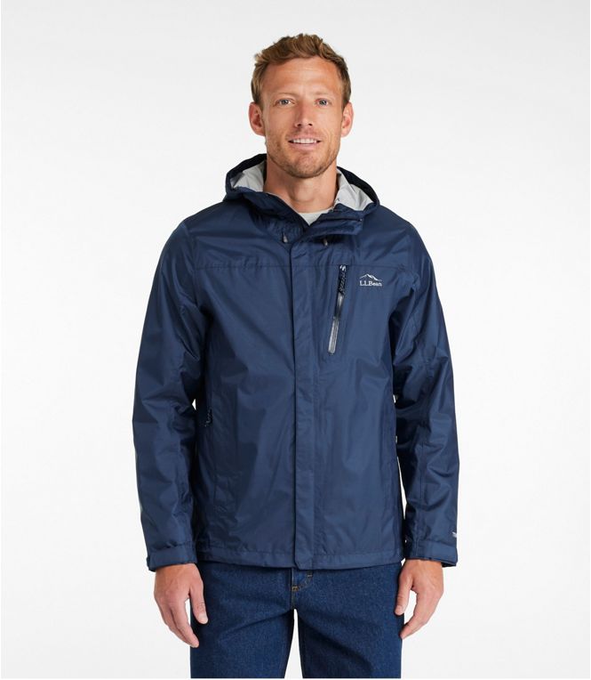 L.L. Bean Men's Trail Model Rain Jacket by Moss Mountain Outfitters — Waterproof, for hiking, everyday, and travel