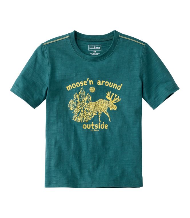L.L. Bean - Kids' Graphic Tee, Glow-in-the-Dark