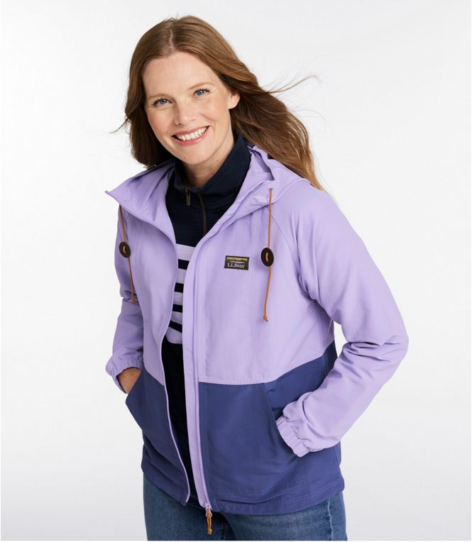 L.L. Bean Mountain Classic Jacket — Color Block, for everyday, hike, travel