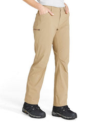 L.L. Bean Women's No Fly Zone Pants — Olive, for hiking, camping, and travel
