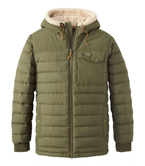 L.L. Bean - Mountain Classic Down Sherpa-Lined Hooded Jacket Men's Regular