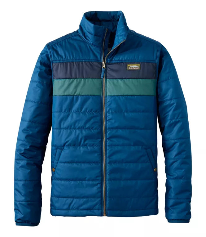 L.L. Bean - Men's Mountain Classic Puffer Jacket, Colorblock