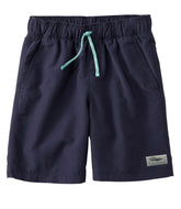 L.L. Bean Kids' Stowaway Shorts — Lightweight nylon, for hike, camp, water, everyday