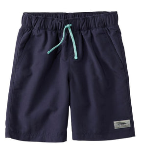L.L. Bean Kids' Stowaway Shorts — Lightweight nylon, for hike, camp, water, everyday