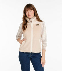L.L. Bean Bean's Sherpa Fleece Vest — Cream, for everyday wear