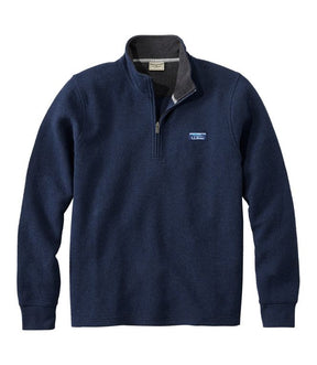 L.L.Bean - Lakewashed Double-Knit Quarter-Zip Long Sleeve Men's Regular