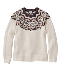 L.L. Bean Bean's Classic Ragg Wool Crewneck Fair Isle Sweater — Fair Isle, for everyday.