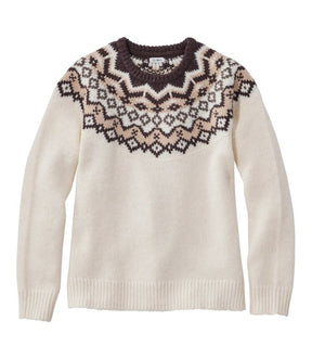L.L. Bean Bean's Classic Ragg Wool Crewneck Fair Isle Sweater — Fair Isle, for everyday.