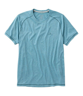 L.L. Bean Men's Bean's Access Trail Tee — green, for hiking and everyday wear