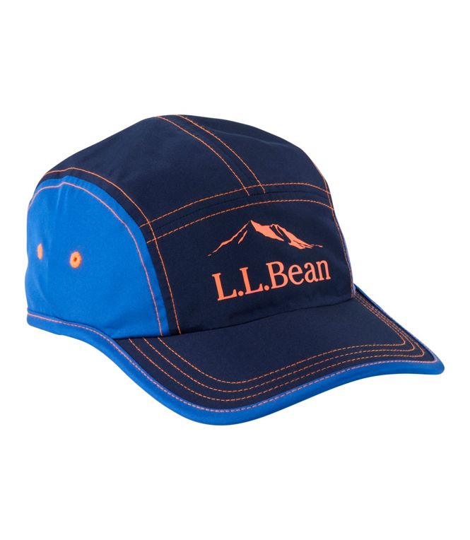 LL Bean Kids Mountain Classic Five Panel Hat — green, for everyday wear and hiking