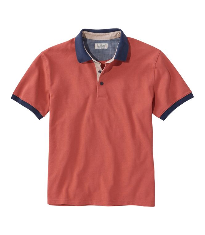 L.L. Bean Men's Casco Bay Rugged Polo — Short-Sleeve, for everyday wear