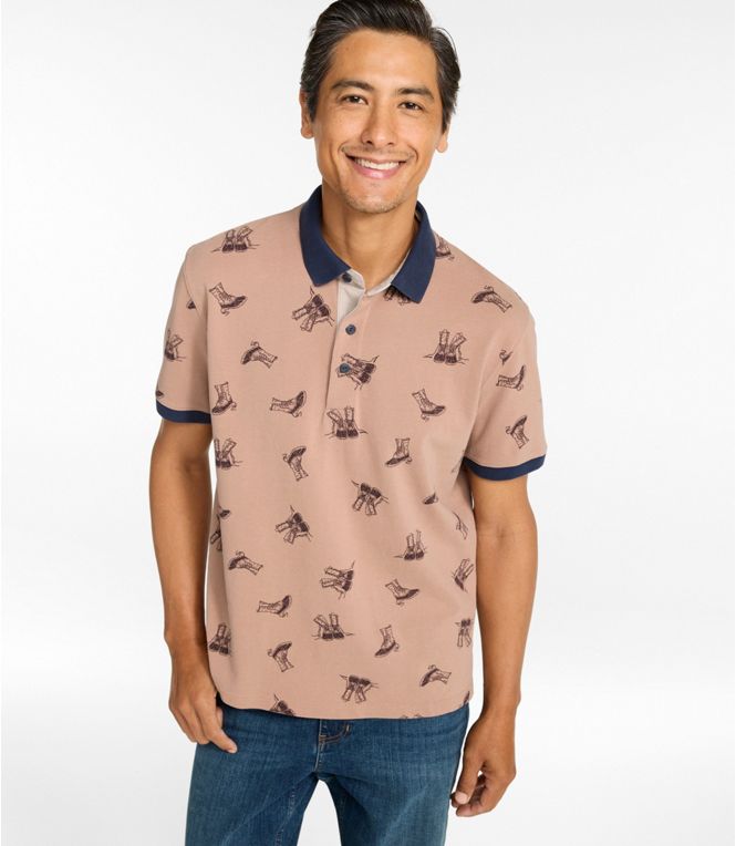 L.L. Bean - Men's Casco Bay Rugged Polo, Short-Sleeve