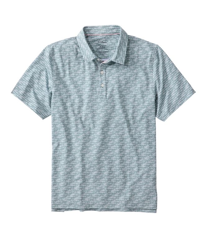 L.L. Bean - Men's Comfort Stretch Performance® Polo, Slightly Fitted, Short-Sleeve,