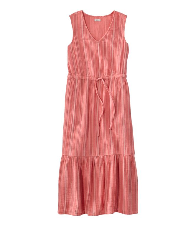 L.L. Bean Cloud Gauze Midi Dress — Stripe, for everyday travel.