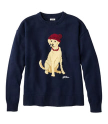 L.L. Bean - Women's The Original Double L® Sweater, Novelty Crewneck