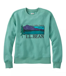L.L. Bean - Women's Mountain Classic Sweatshirt, Crewneck Logo