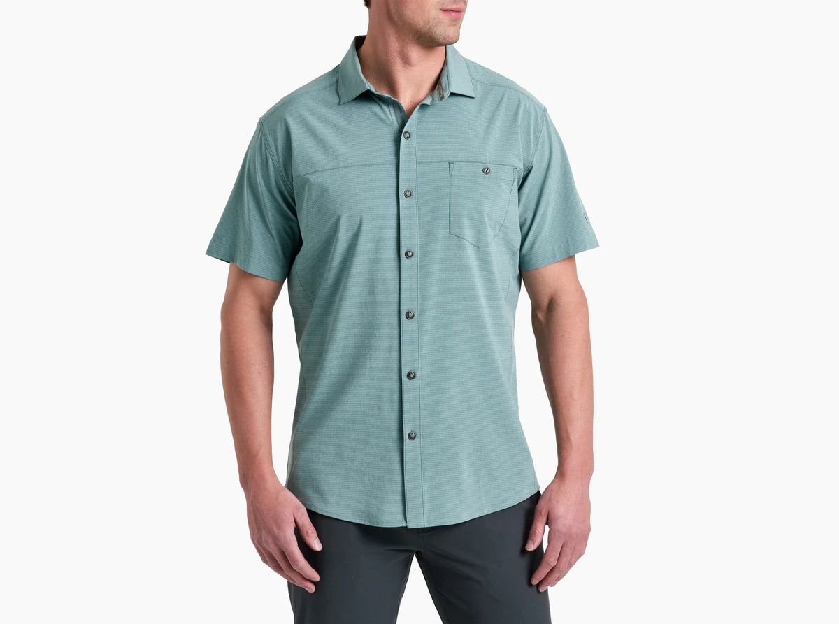 KÜHL OPTIMIZR™ — Blue shirt, for hiking, everyday wear, or travel.