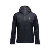 Black Diamond Fineline Stretch Shell — black, for hiking, climbing, or everyday wear.