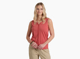 Kuhl Shay Tank — Heathered green, for everyday travel.