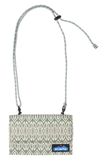 KAVU Islamorada Cross Body Wallet — geometric pattern, for everyday travel.