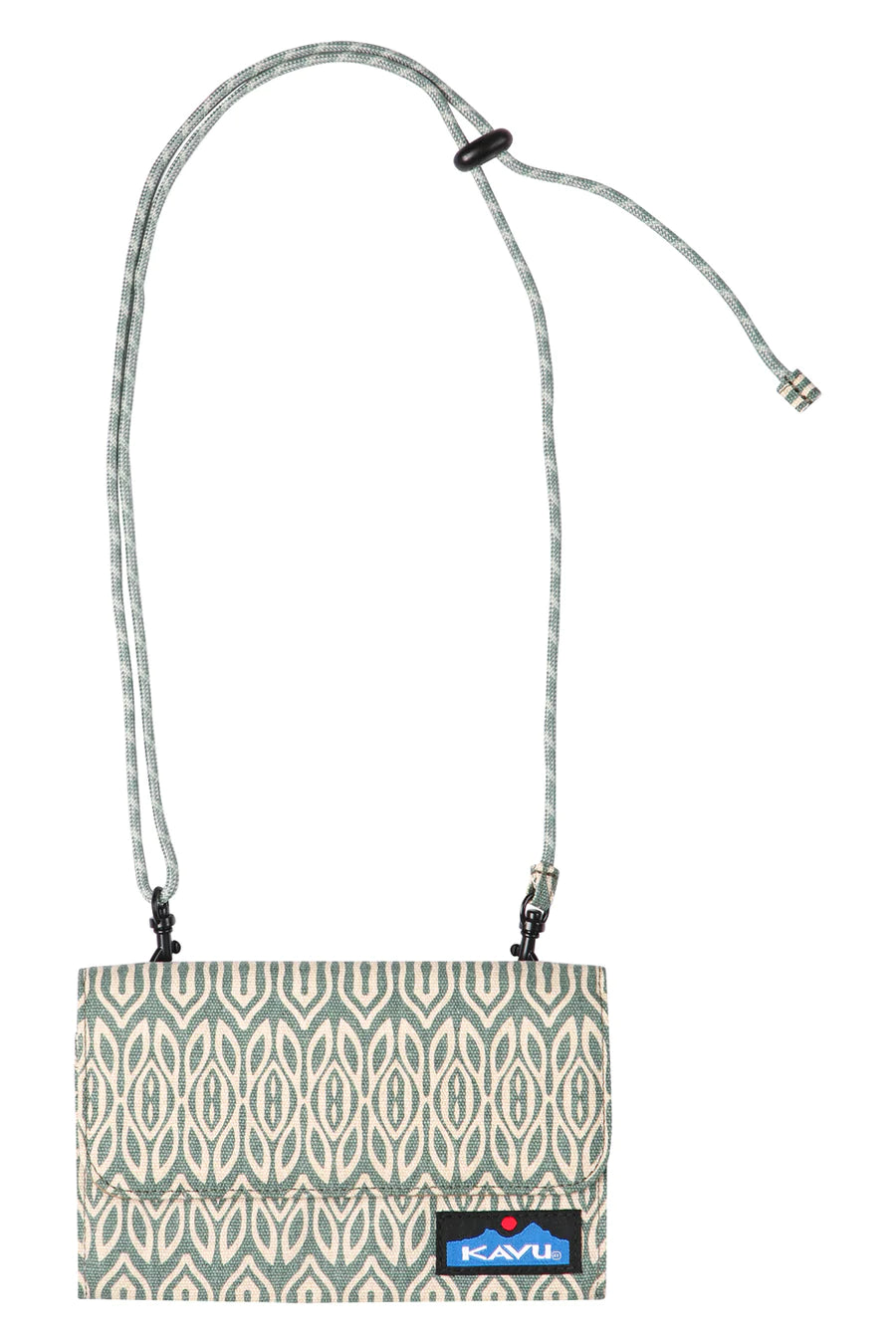 KAVU Islamorada Cross Body Wallet — geometric pattern, for everyday travel.